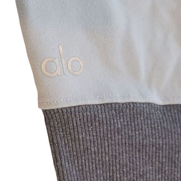 Alo Yoga Goddess Leggings in Alloy/Stormy Heather Size L - Picture 4 of 6